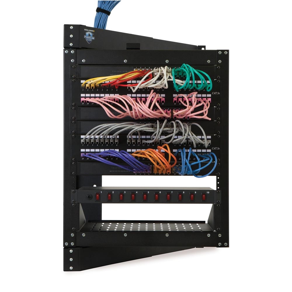 12U Phantom Class Open Frame Swing-Out Rack 