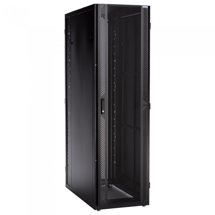 45U Heavy Duty Dual Mesh Doors 48" Depth Server Cabinet USA Made