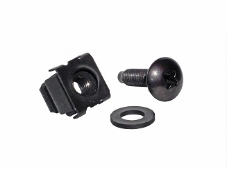 RackGold 10-32 Rack Cage Nut & Screws w/ Washers 25-Pack USA