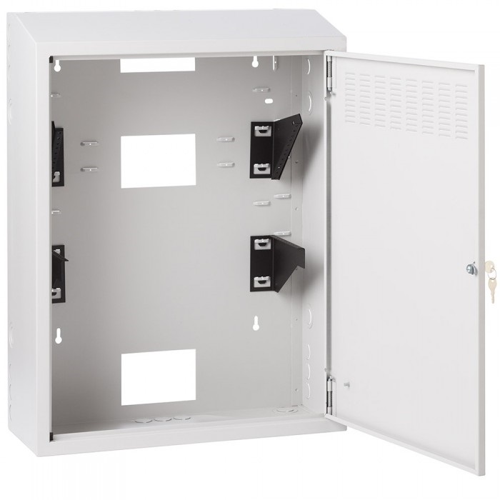 24" Height Security Wall Mount Grey Transit Box 10" Depth